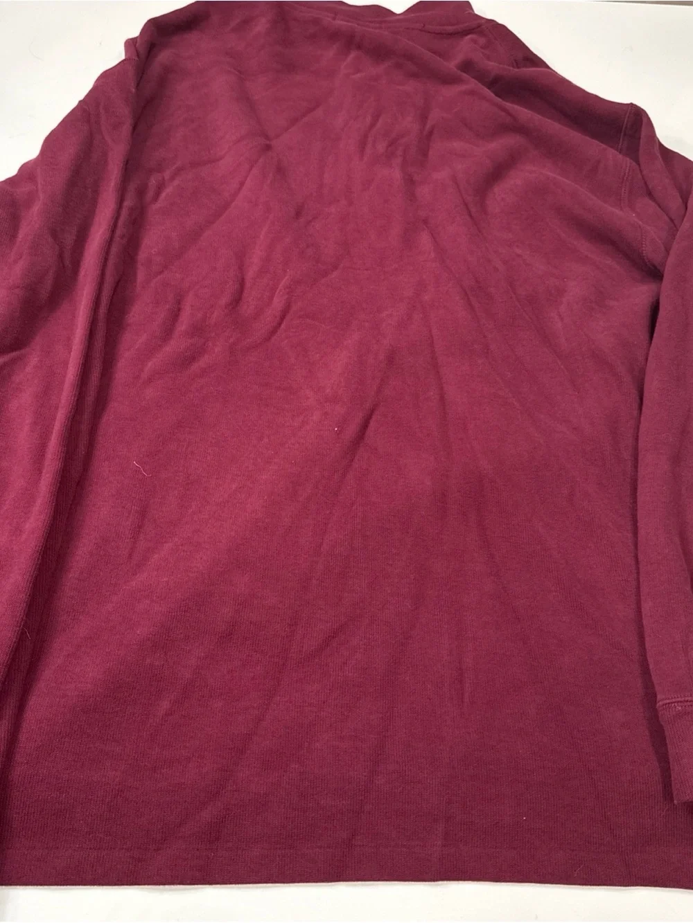 Polo Ralph Lauren Men’s 4xb Cotton Quarter Zip Pullover Maroon Sweater A030626
